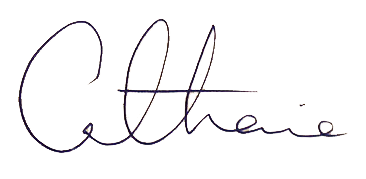 catherine signature