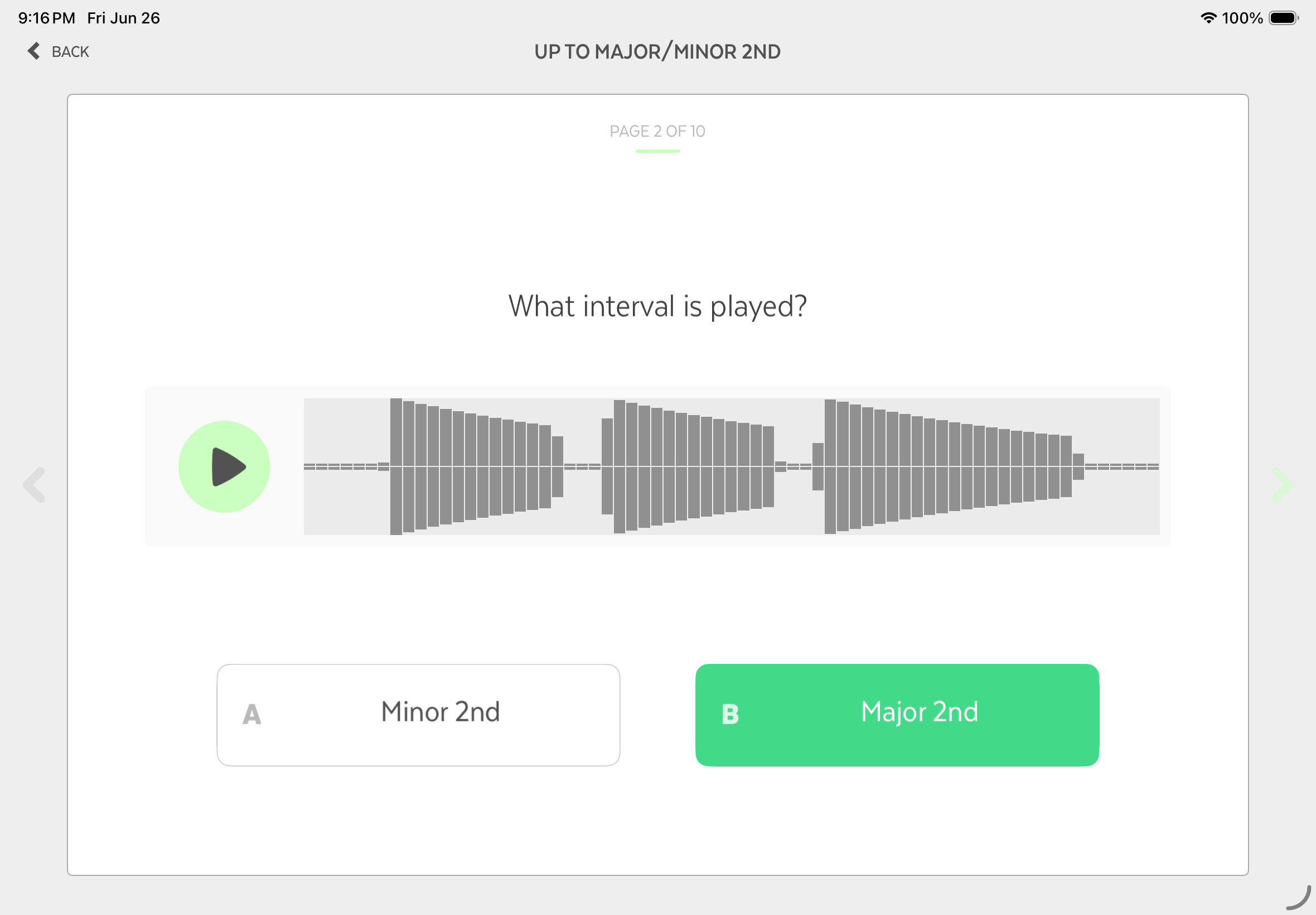 Ear Training - Intervals screenshot 2