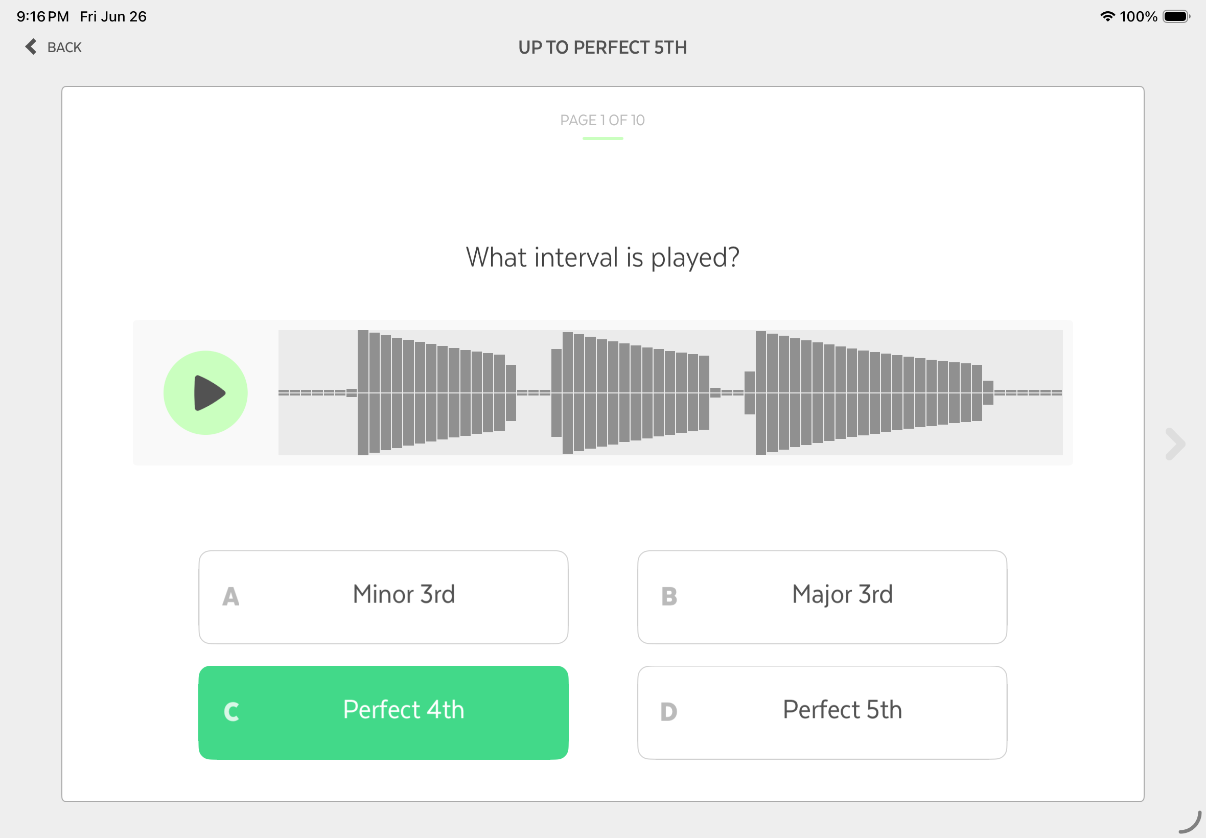 Ear Training - Intervals screenshot 3