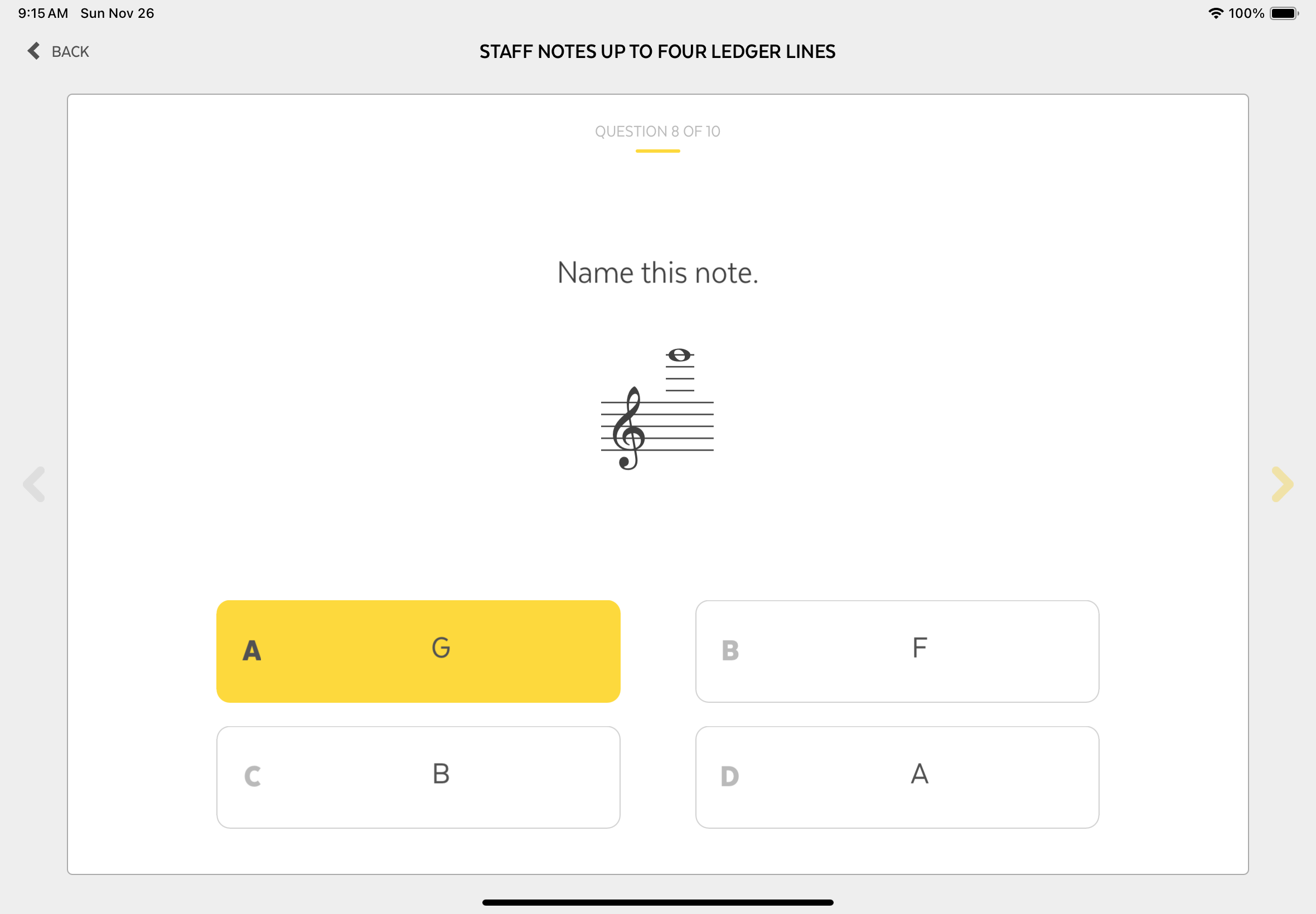 Note Naming - Level 2 screenshot