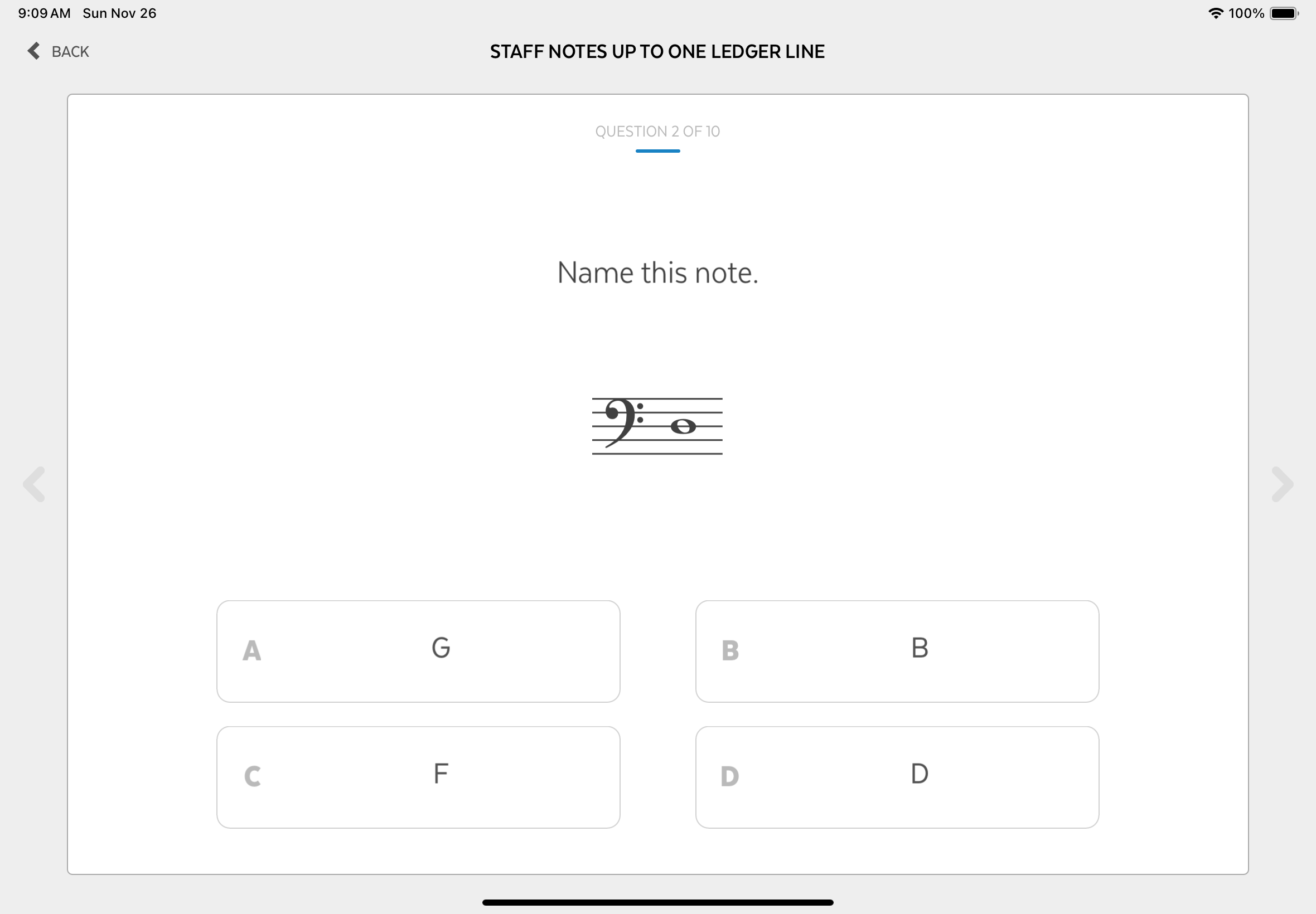 Note Naming - Level 1 screenshot 3