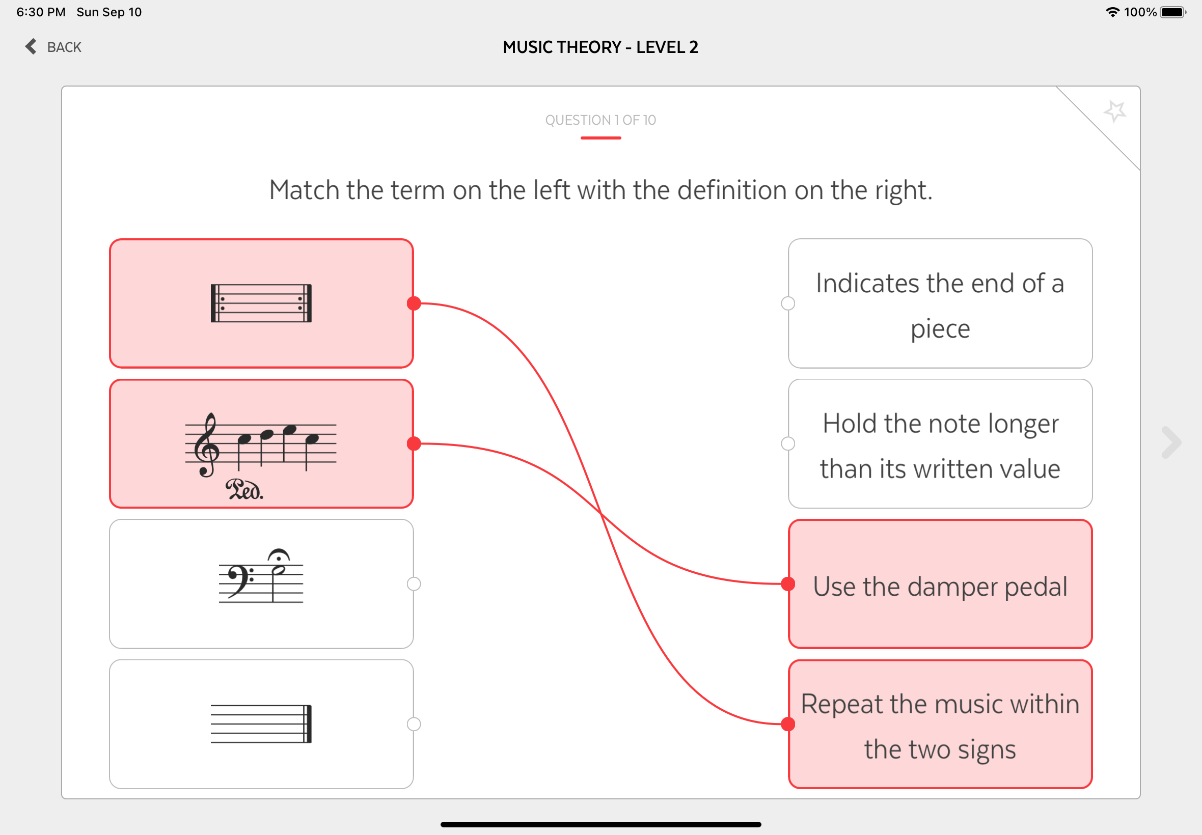 Music Theory - RCM Level 2 screenshot