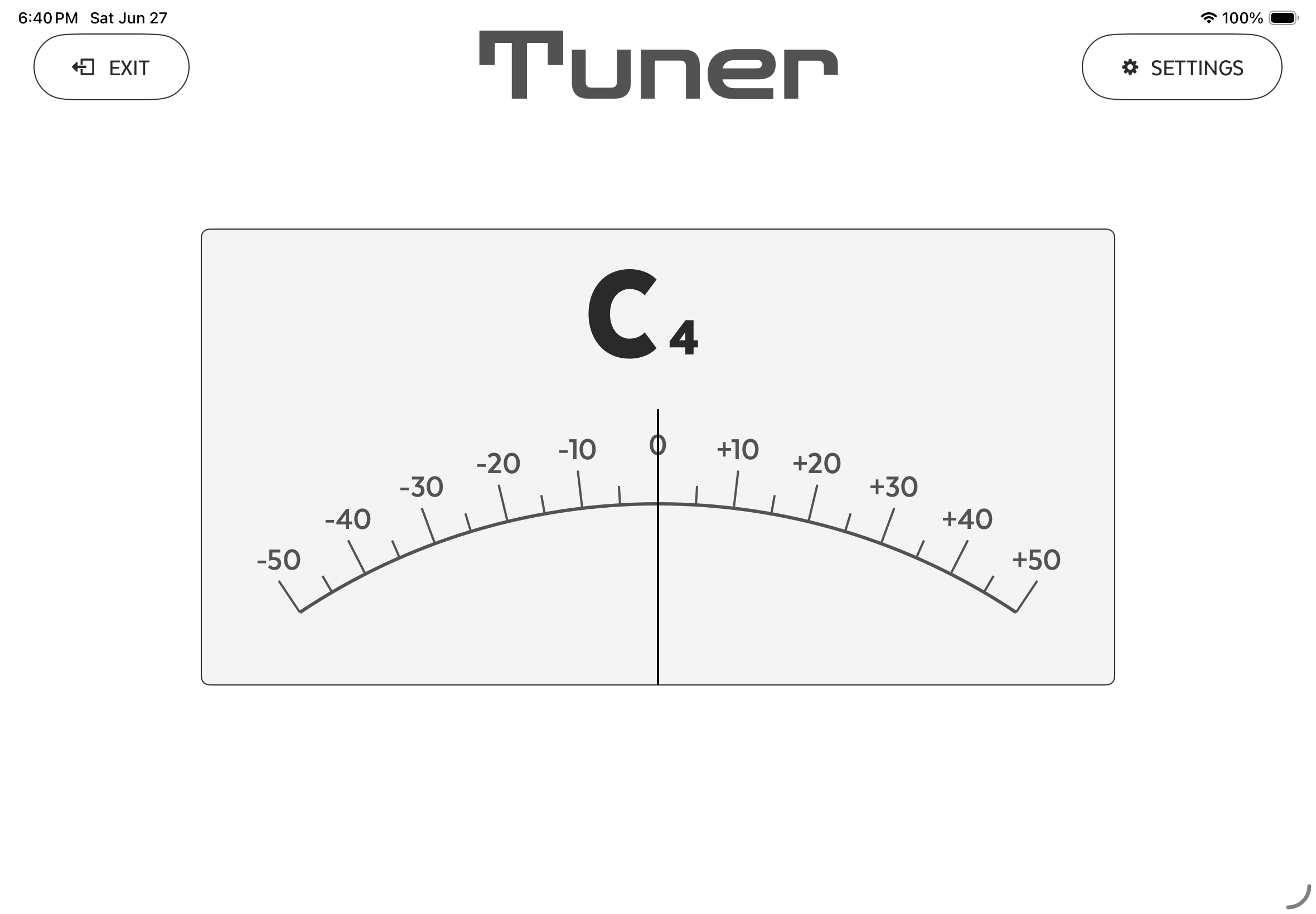 Tuner screenshot