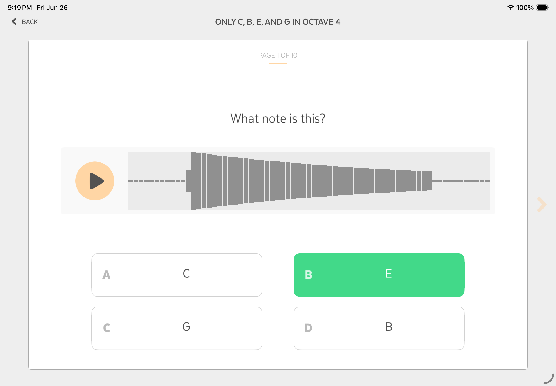 Ear Training - Pitches screenshot 3
