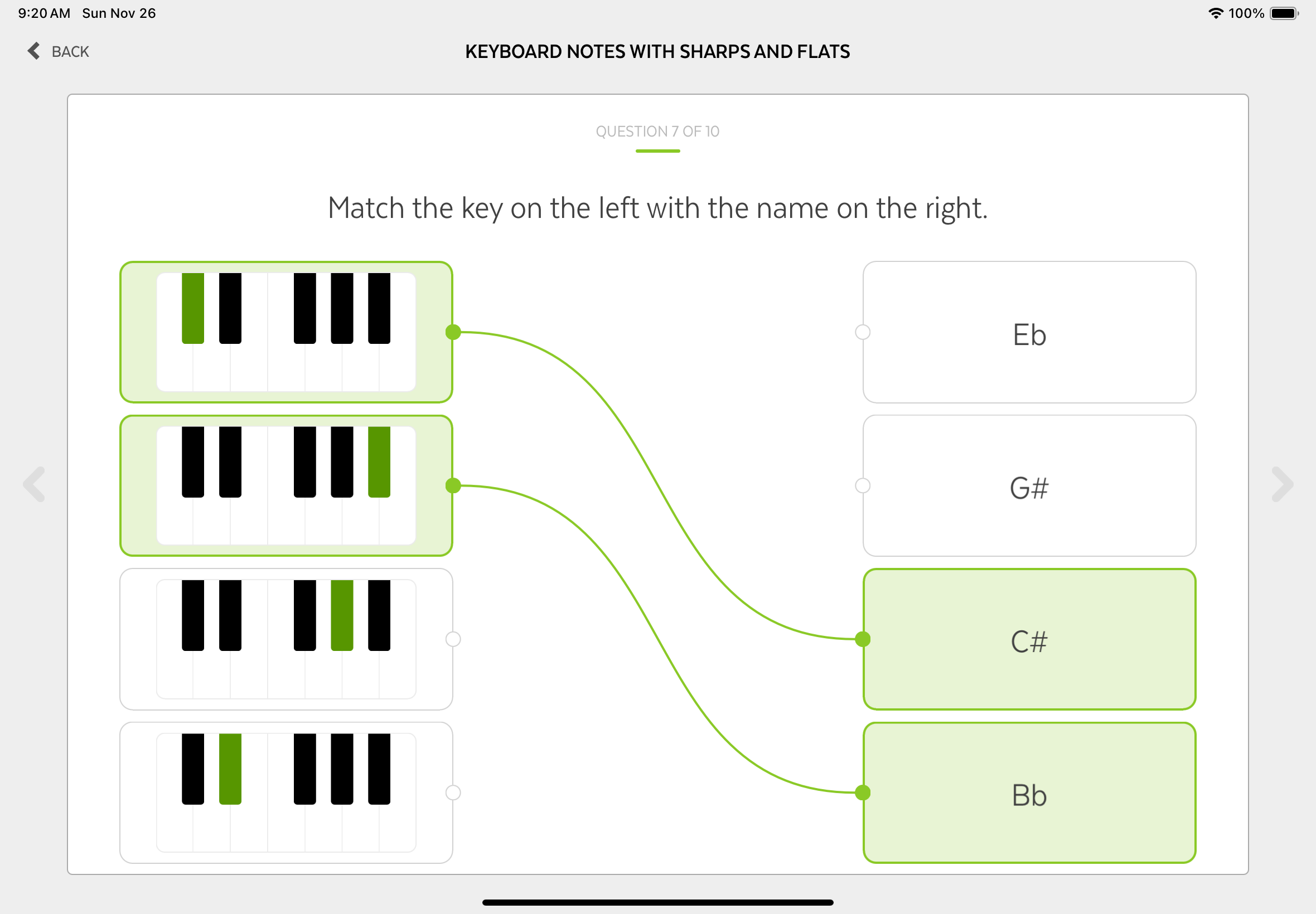 Piano Key Naming - Level 2 screenshot 4