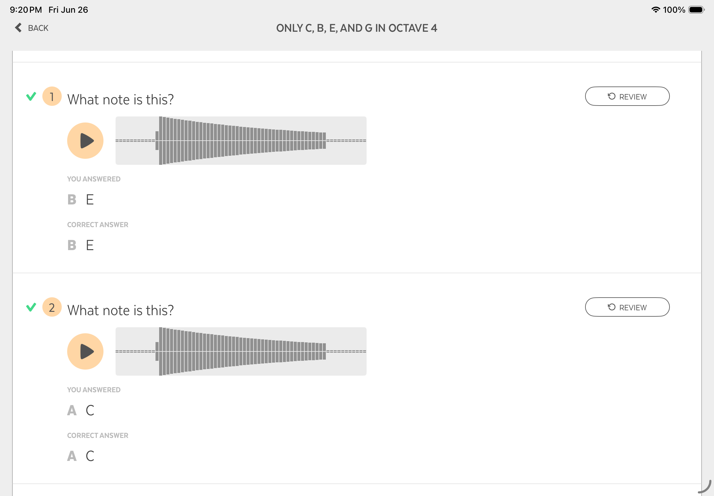 Ear Training - Pitches screenshot 4