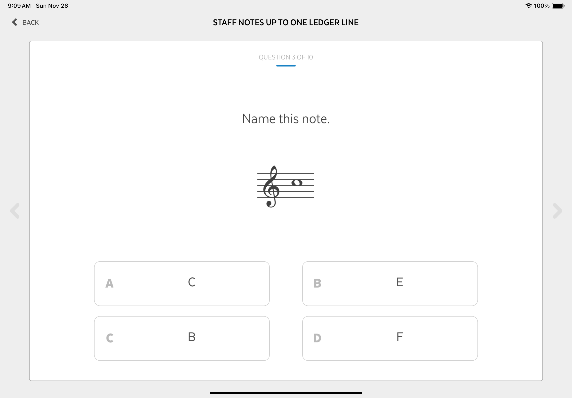 Note Naming - Level 1 screenshot 4