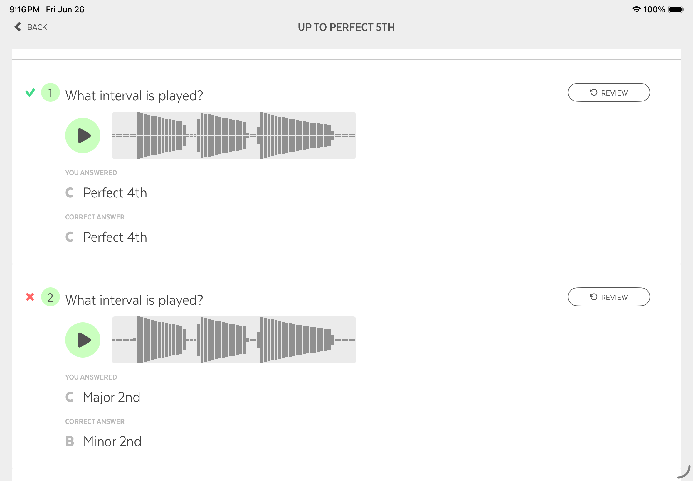 Ear Training - Intervals screenshot 4