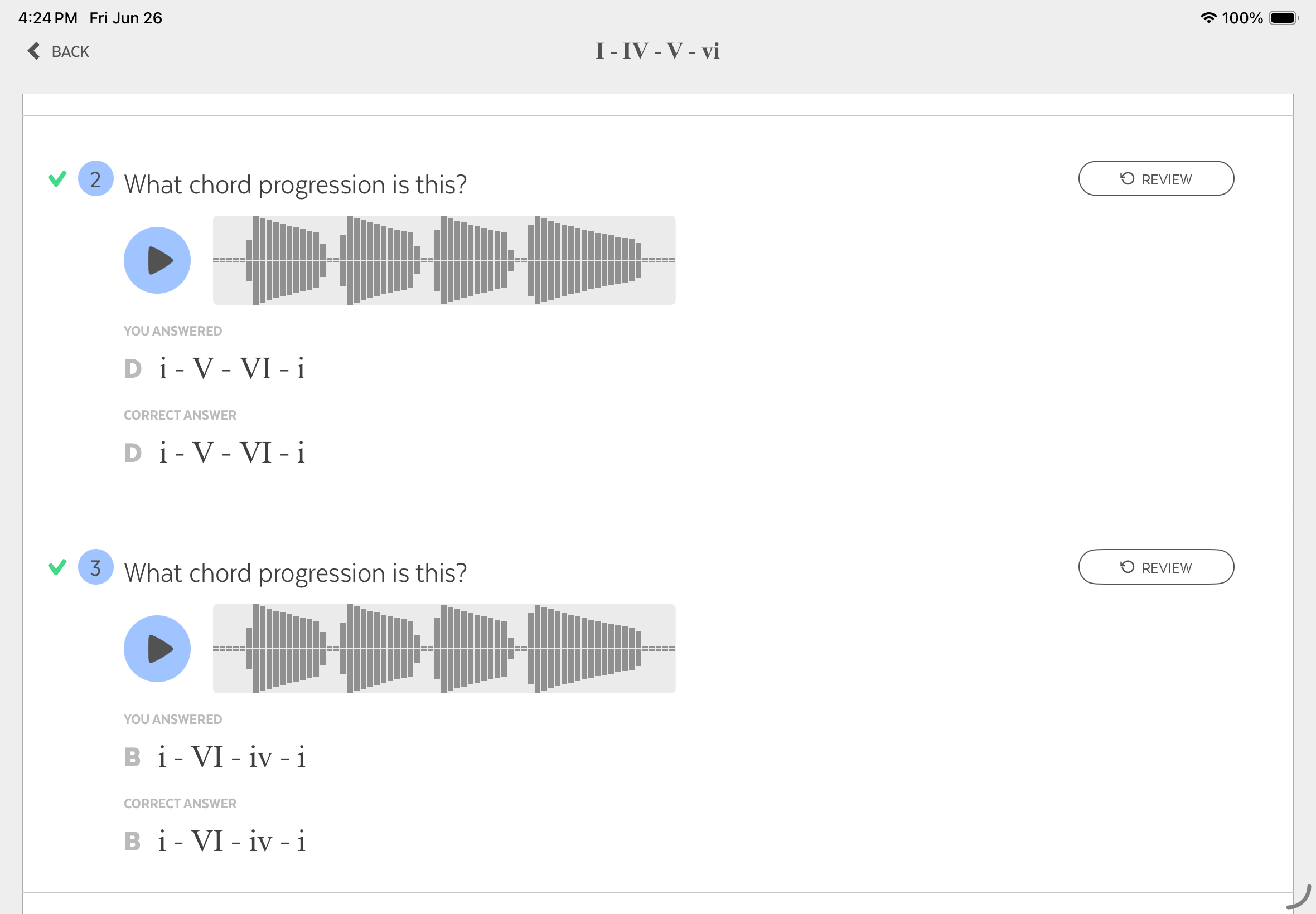 Ear Training - Progressions screenshot 4