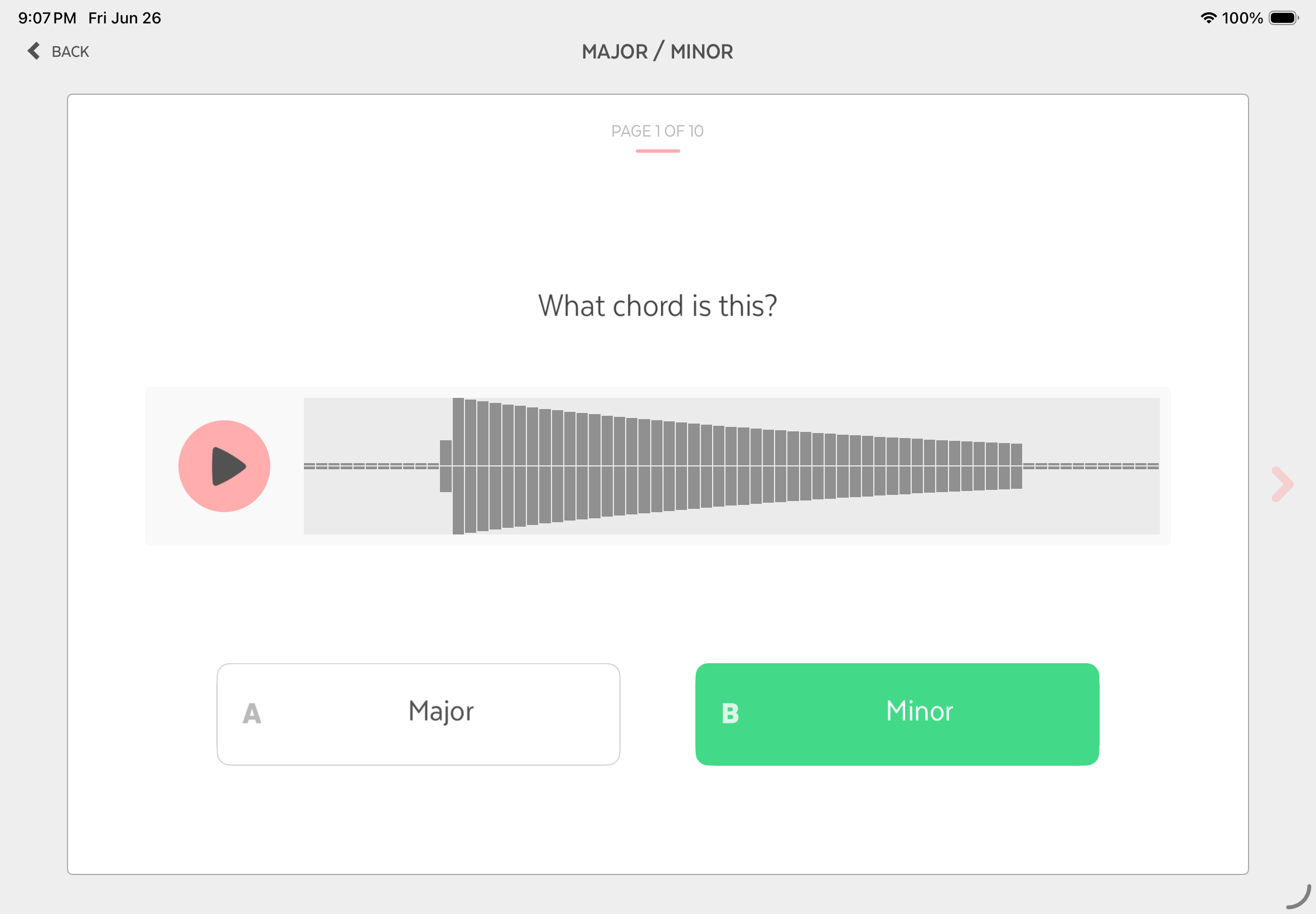Ear Training - Chords screenshot 2