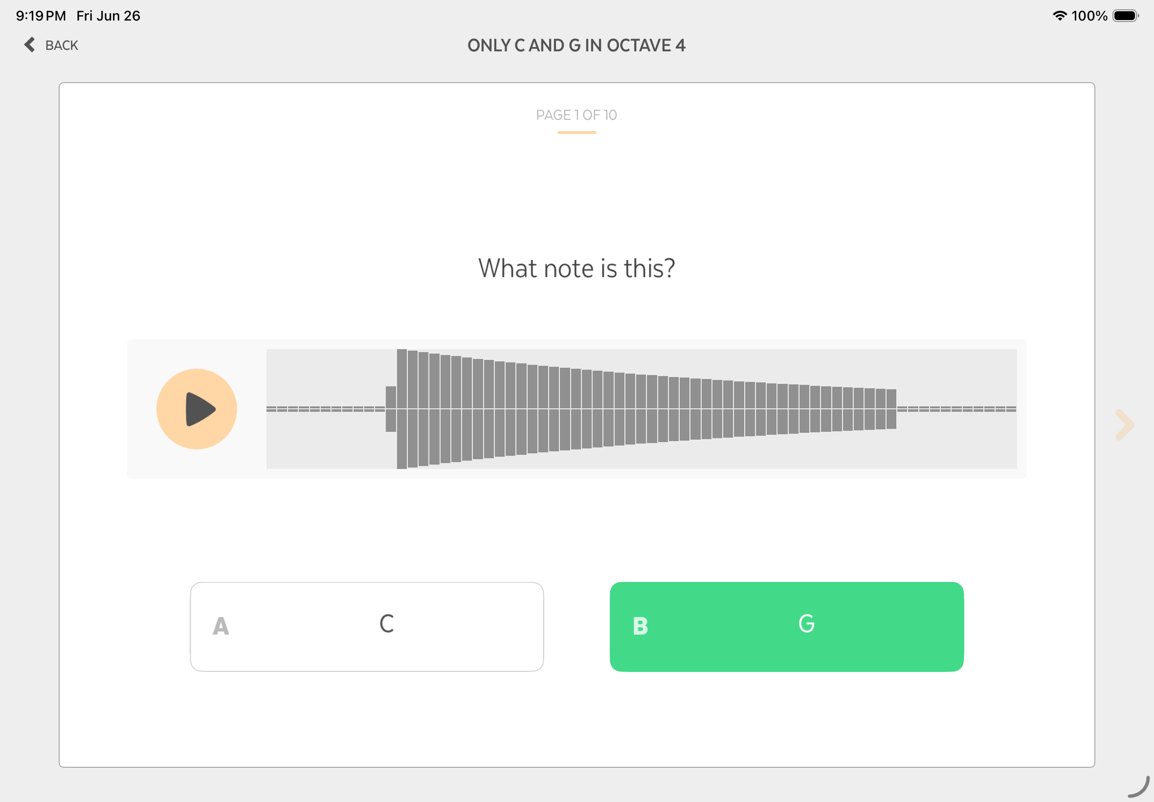 Ear Training - Pitches screenshot 2