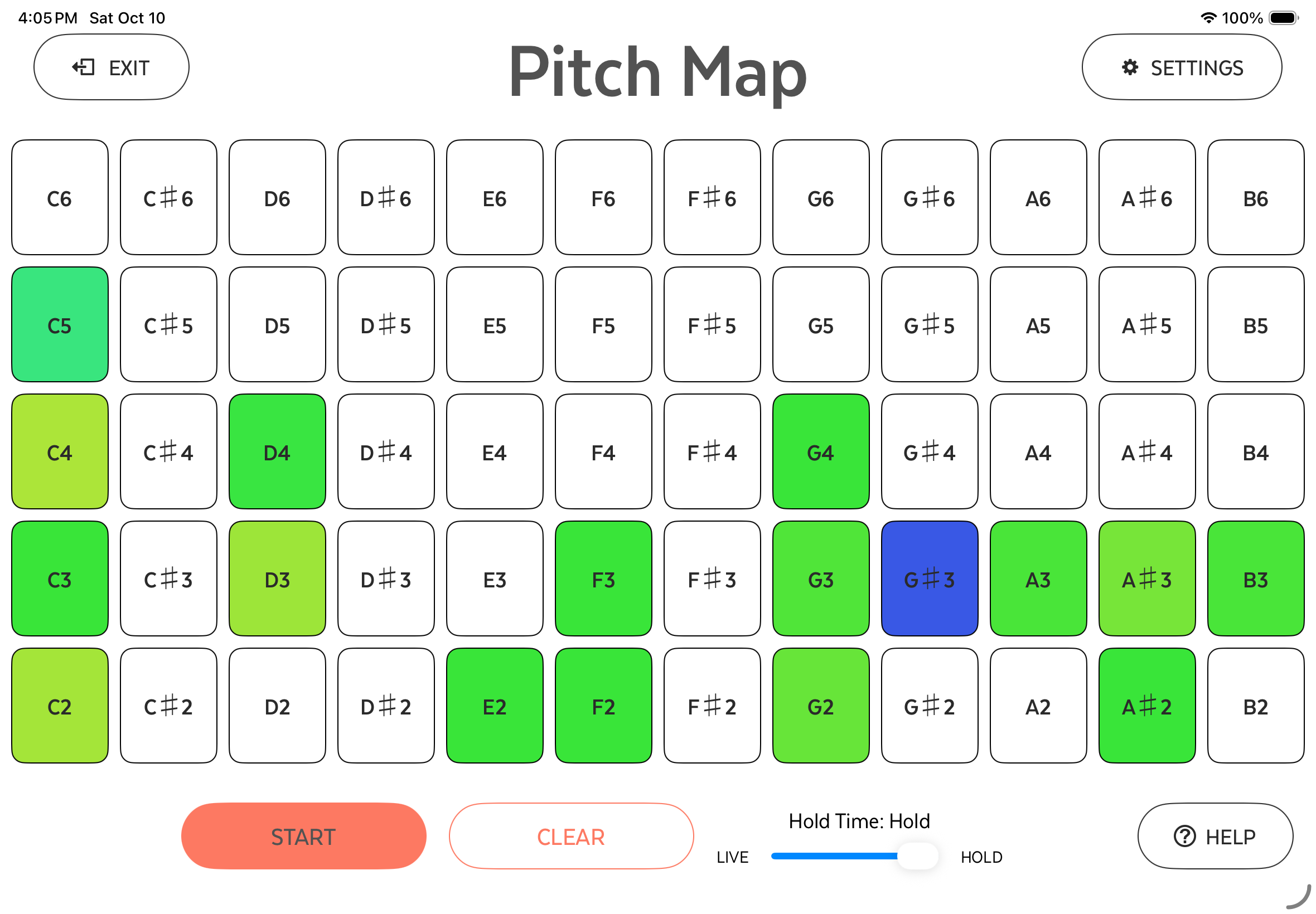 Pitch Map screenshot