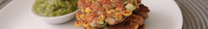 Sweet Potato and Corn Fritters