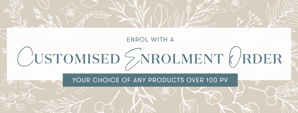 Customised Enrolment Order web page banner
