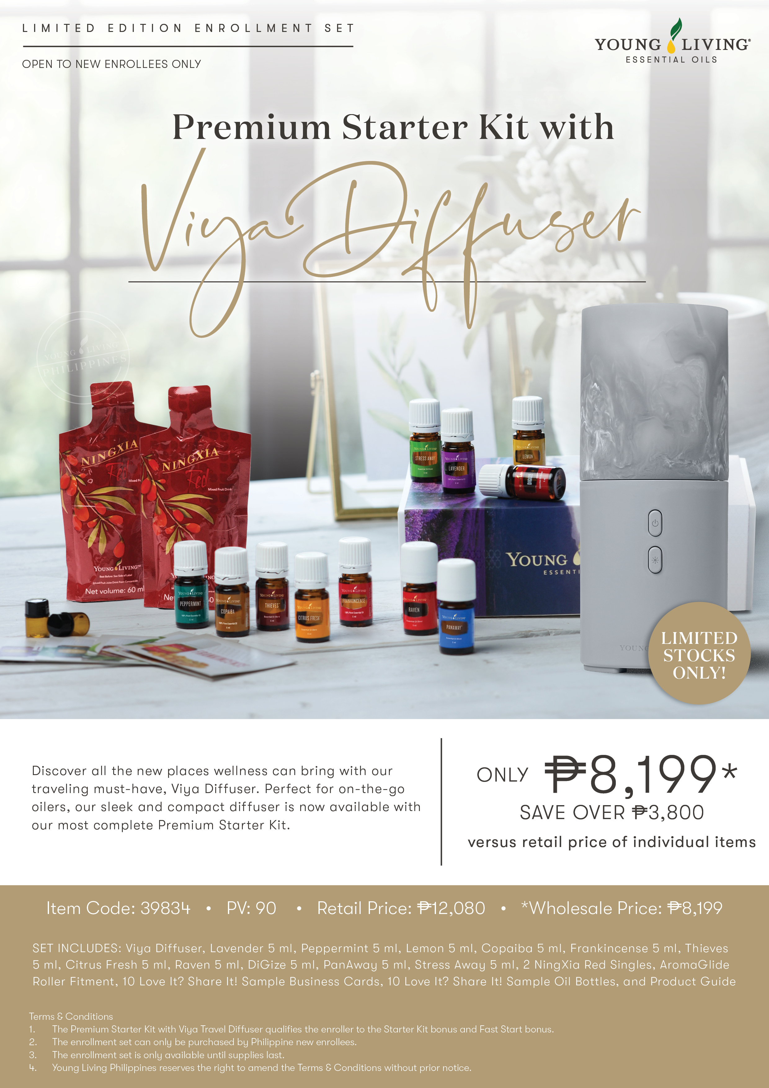 Viya Diffuser  Young Living Essential Oils