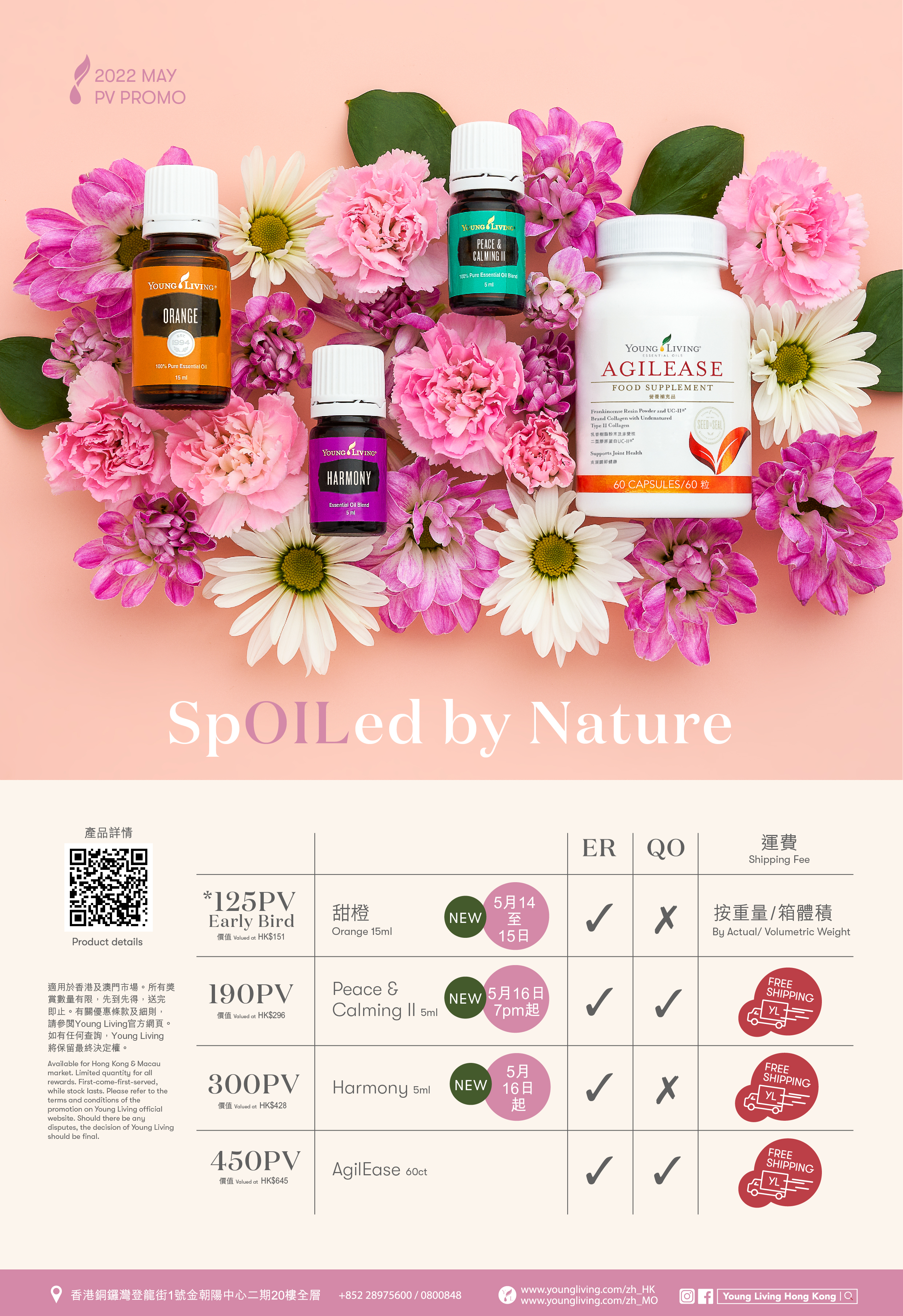 Spoiled By Nature Young Living 5月pv推廣優惠 天然精油與芳香療法 Young Living Essential Oils
