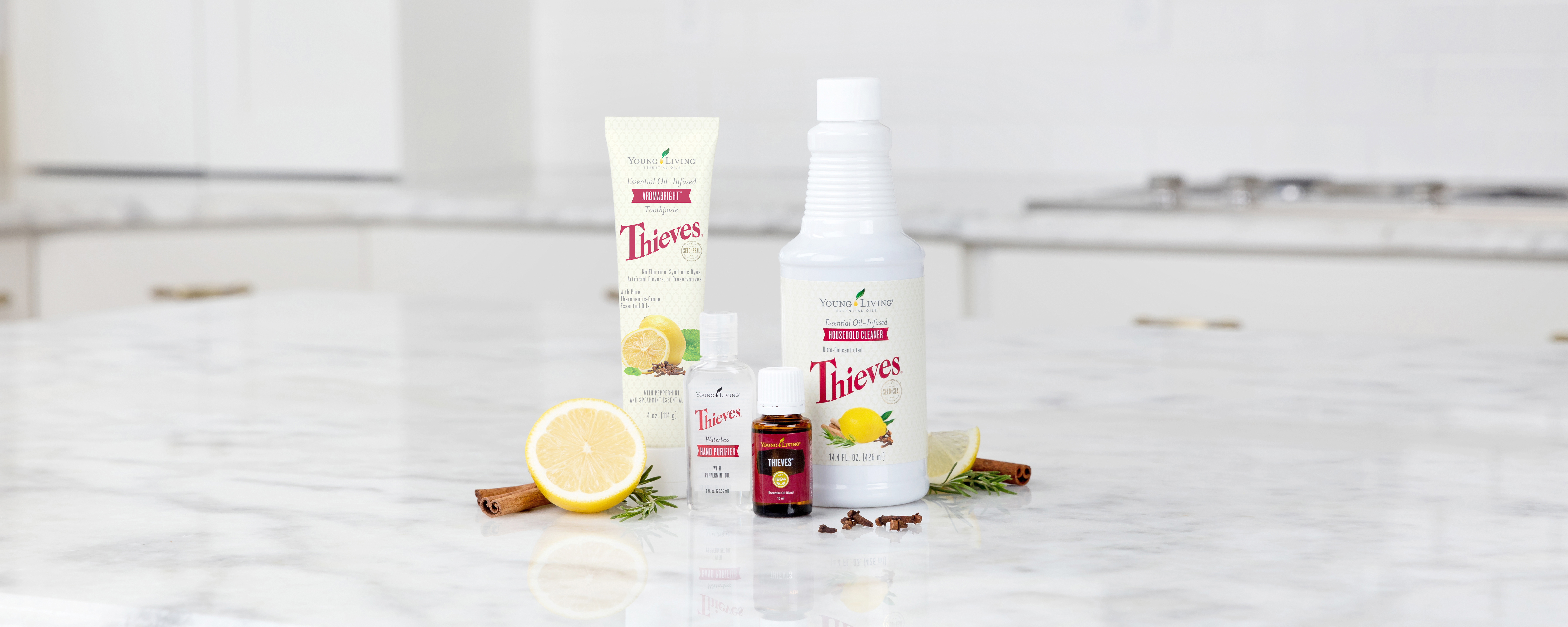 Thieves® Home Cleaning Kit  Young Living Essential Oils