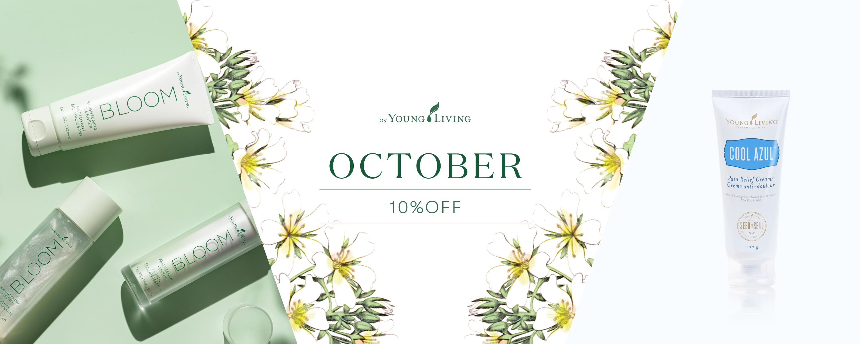 10% OFF in October | October 1st (Friday) -October 15th (Friday) | Bright care series that leads to bright and radiant skin with smooth texture