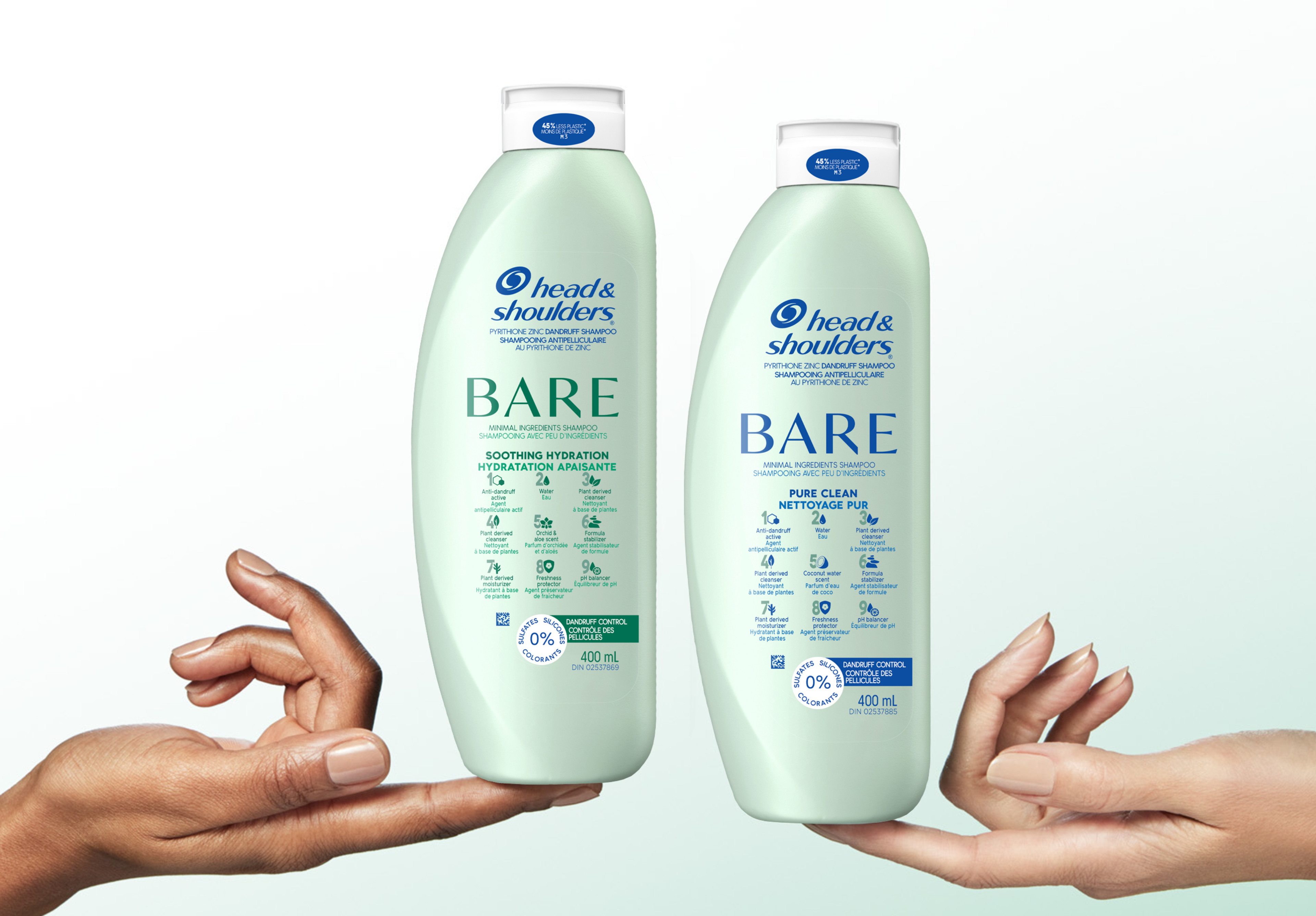 New Head & Shoulders BARE Sulfate Free Dandruff Shampoo