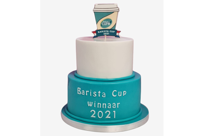 Bedrijfstaarten voor een winnaar