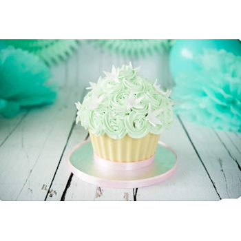 mintgroene smasgcake
