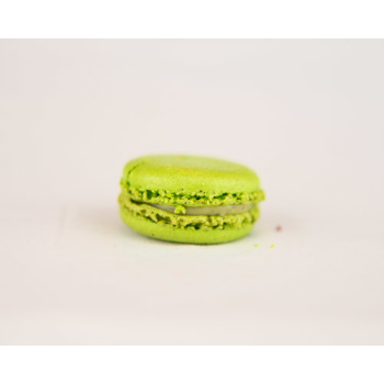 Heerlijke munt en limoen macarons Munt en limoen macaron