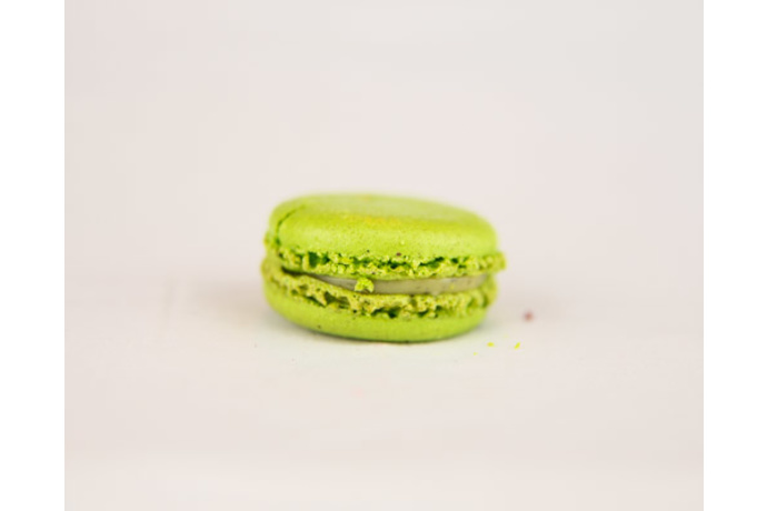 Heerlijke munt en limoen macarons Munt en limoen macaron