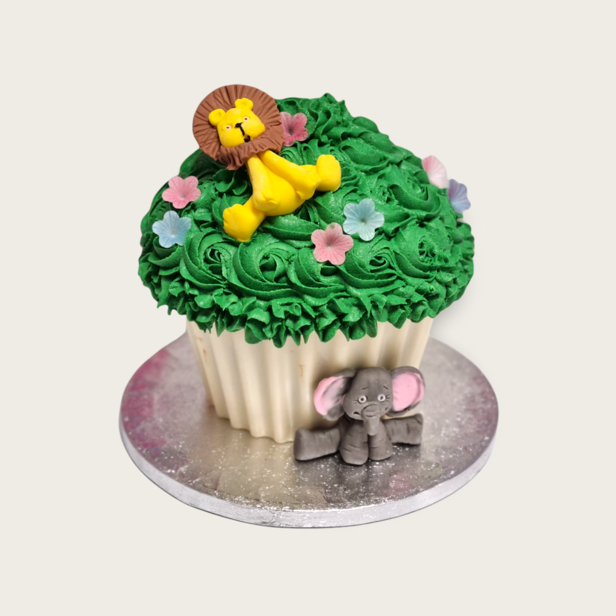 jungle smash cake