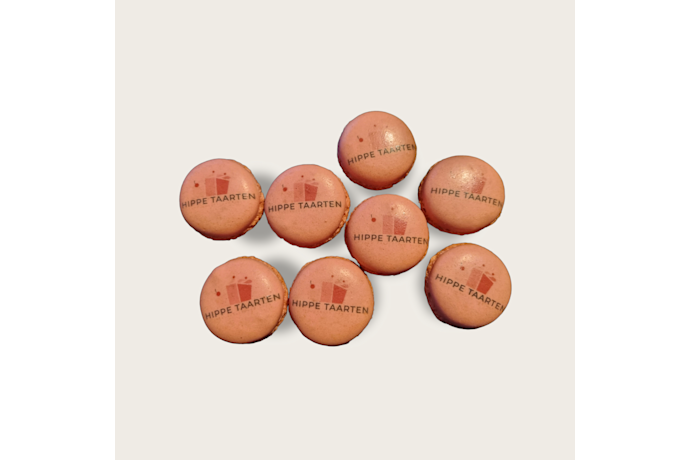 Jou gepersonaliseerde macaron!  Logo macaron