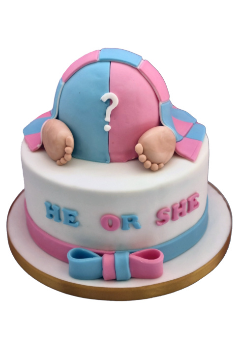 De leukste gender reveal taart