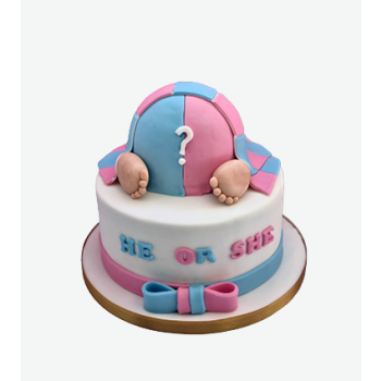 De leukste baby reveal taart om het geslacht van je kleine aan te kondigen Babydeken reveal taart