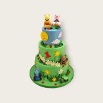 Lieve taart met bekende bug figuurtjes.  big bug band