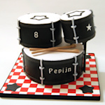 3D taart drumstel