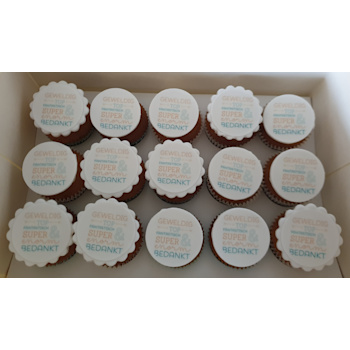 Bedank cupcakes