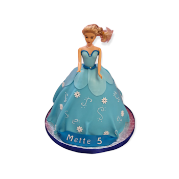 3D Barbie taart