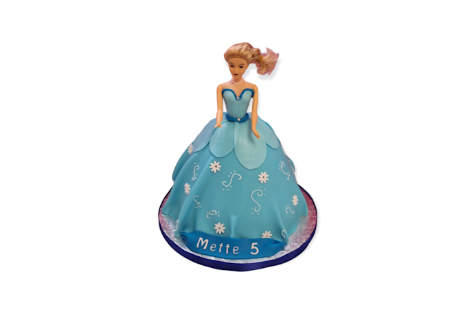 3D Barbie taart