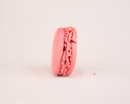 Framboos macaron