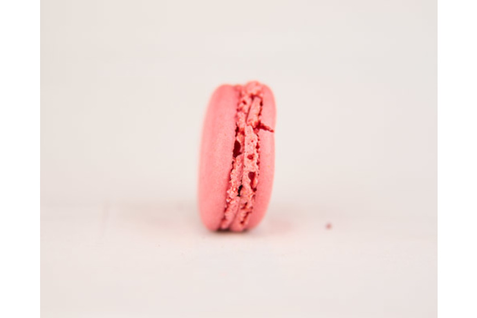 Heerlijke framboos macarons Framboos macaron