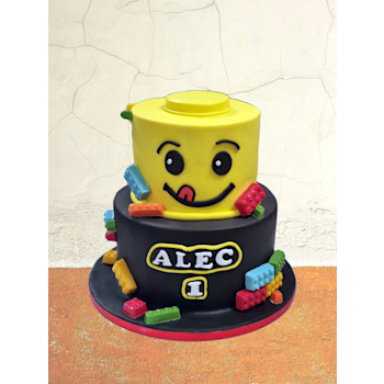 Een leuke lego taart voor de echte lego fan Lego Taart