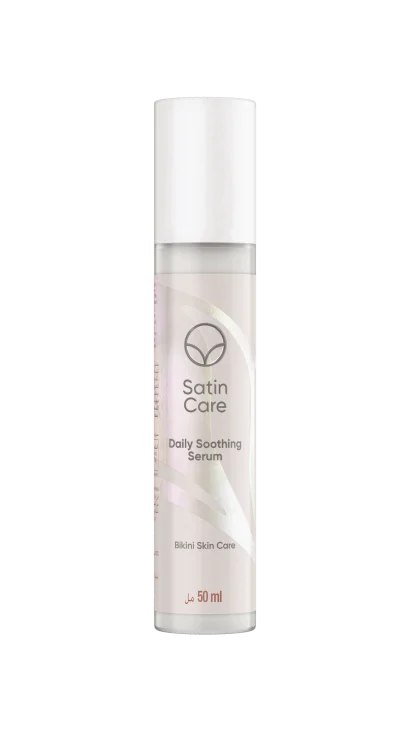 Bottle of a 50ml Satin Care Daily Soothing Serum 