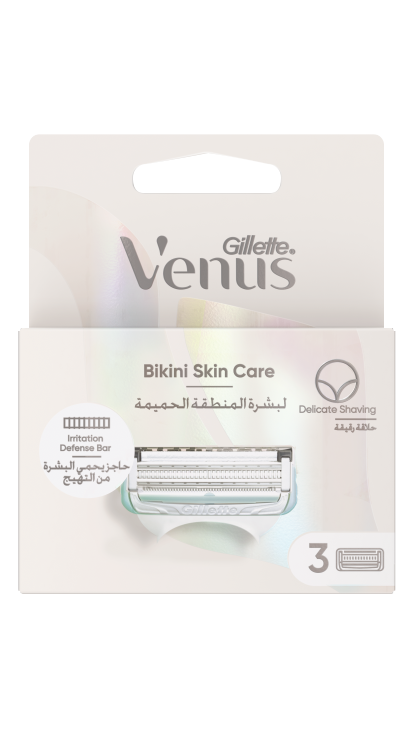 Bikini Skin Care lineup from Venus & Satin Care