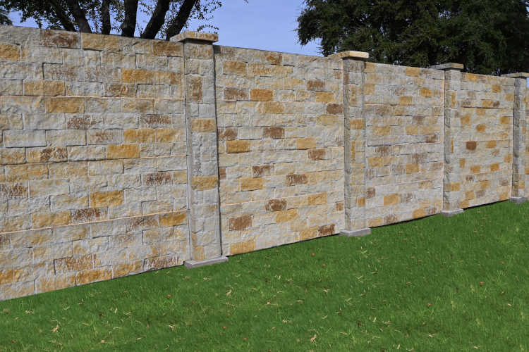 Superior Concrete Products Fence and Wall Projects Gallery - Superior Cut Stone