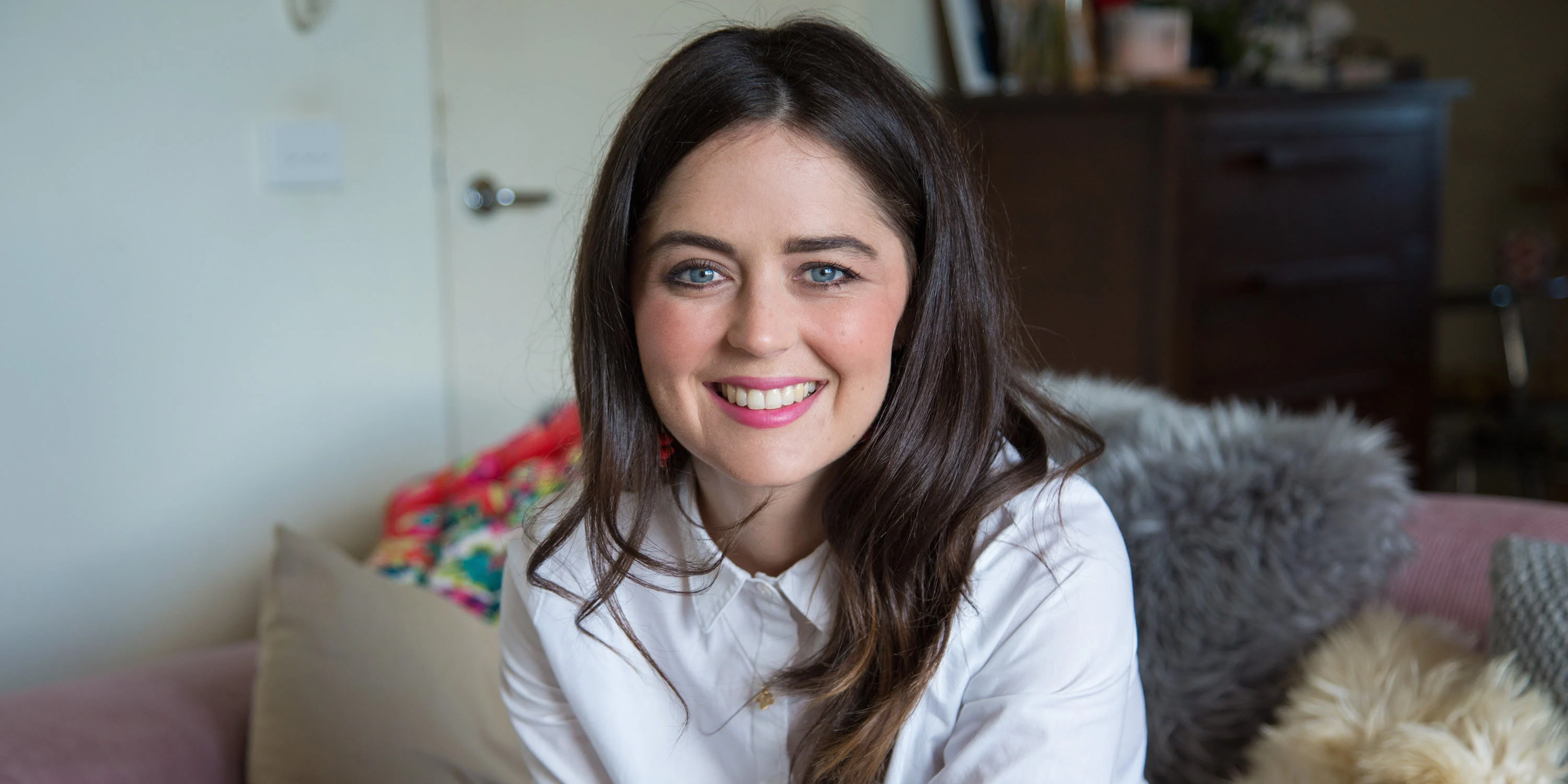 Undergraduate student Nykkea looking pleased with her study choices