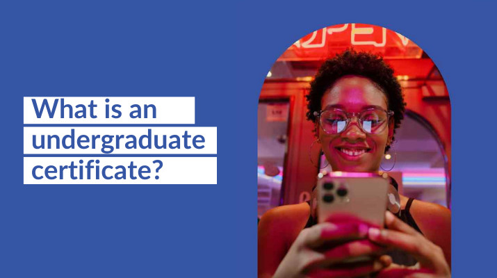 What is an undergraduate certificate?