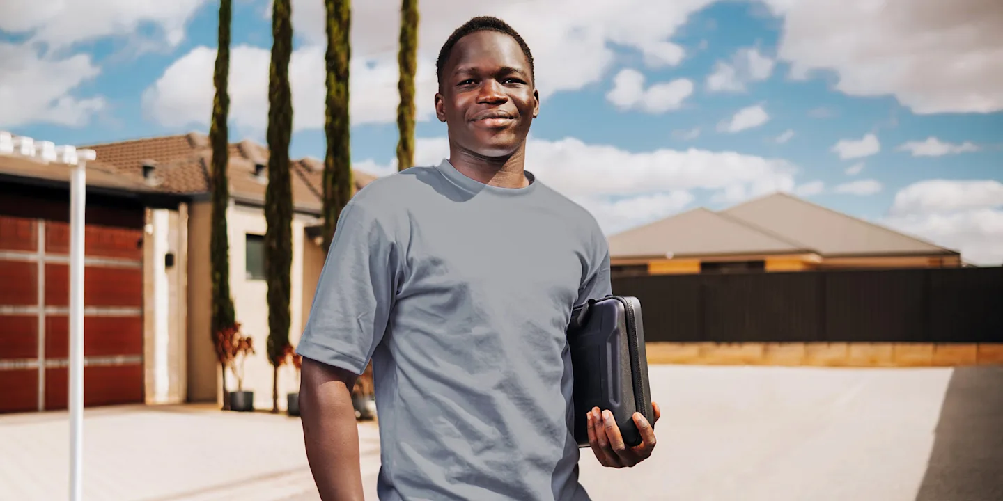 Empowered student with an iPad