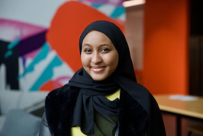 Open Universities Australia student advisor Amina Ahmed