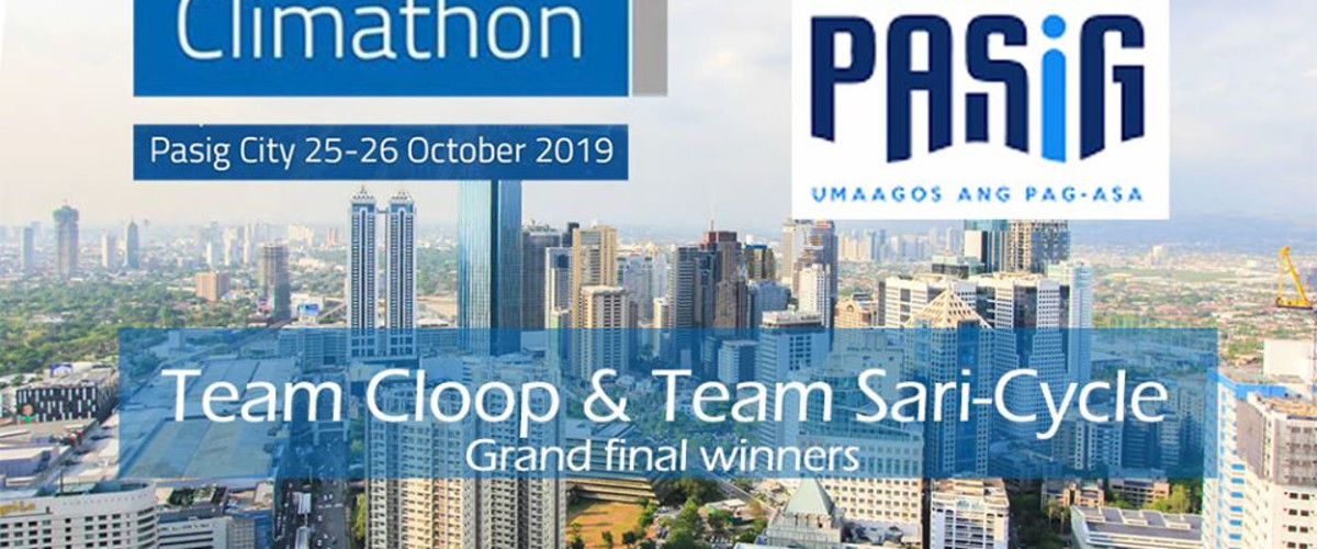 Burket supports the First Climathon in the Philippines which took place in Pasig City this 2019