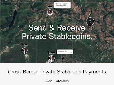 Private Stablecoin Payments for Public Good: Labrys & Aleo