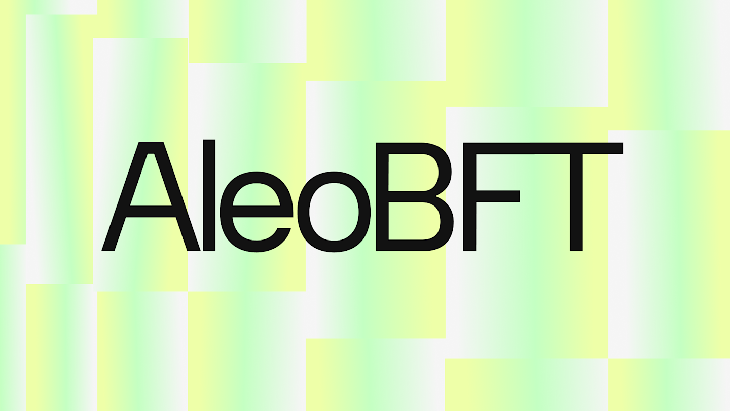 AleoBFT: Explore Aleo's consensus layer
