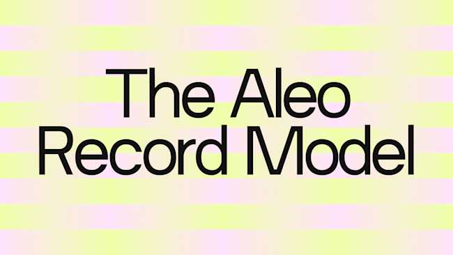 Aleo’s Record Model: Building a more secure, efficient blockchain